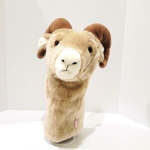 Daphne Ram Novelty Headcover Driver Golf Head Cover Brown Tan Deer Animal Gift